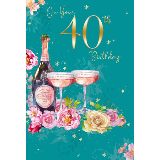 Picture of ON YOUR 40TH BIRTHDAY CARD